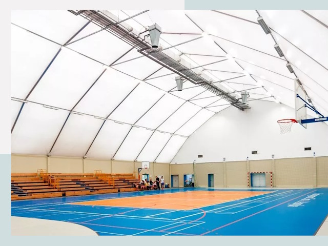 Строительство спортивных залов в Борзе