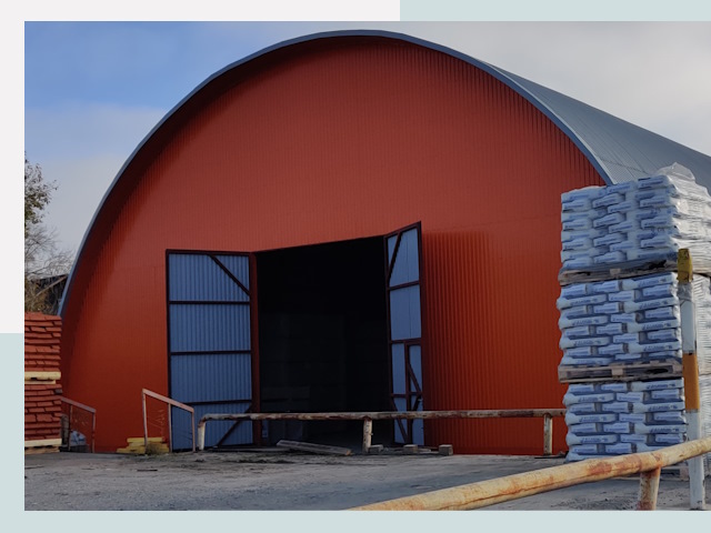 Полукруглые ангары по цене от 618 руб. в Борзя