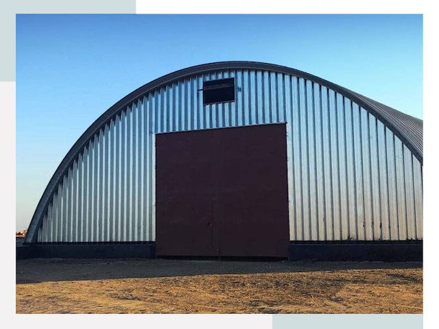 Арочные ангары в Борзе