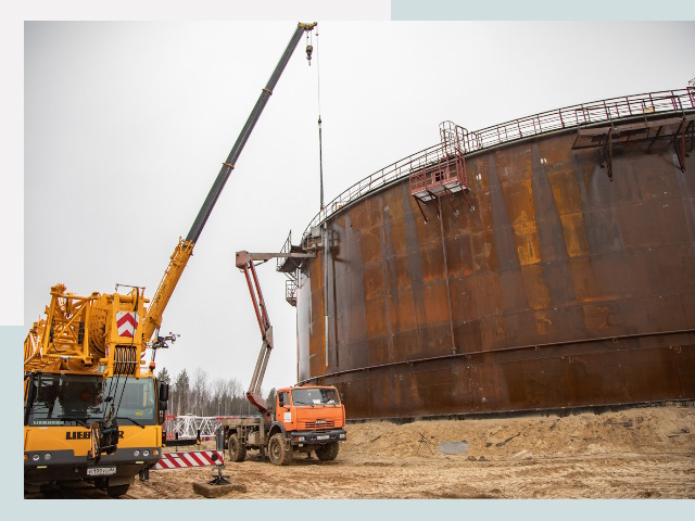 Монтаж резервуаров в Борзе от 618 руб. за м³