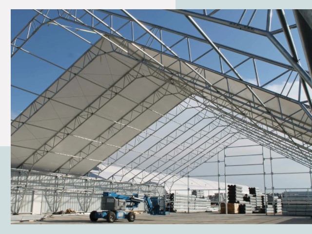 Каркасно-тентовые сооружения от СтальСтрой-Бря по цене 618 руб.