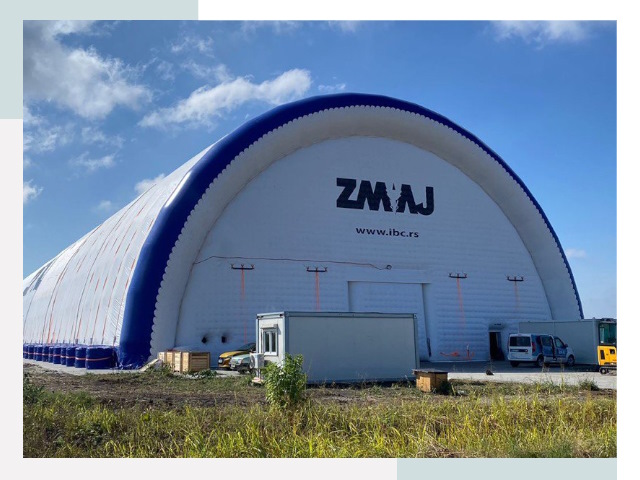 Брендирование ангаров в Борзе