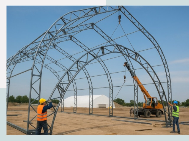 Монтаж ангаров в Борзе от 618 руб. - Надежно и быстро