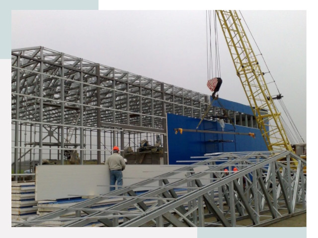 Монтаж ангаров в Борзе